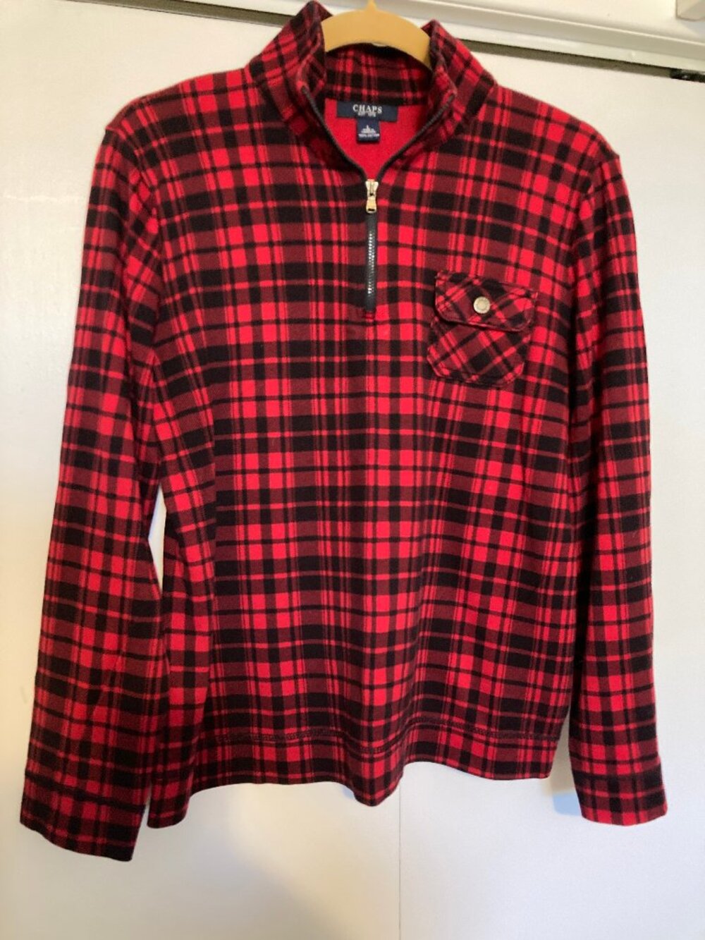 Soft Flannel 1/4 Zip Pullover